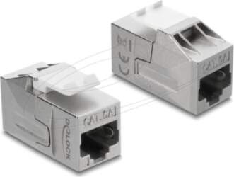 Delock Keystone Module - Silver, White