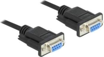 Delock Serial Cable 10m Black