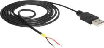 Delock USB Cable 1.5m Black