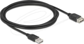 Delock USB Extension Cable 2m Black