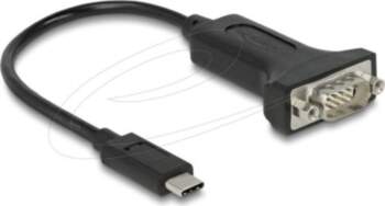 Delock USB/Serial Cable 25cm Black