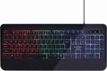 KEYBOARD MULTIMEDIA USB ENG/BLACK KB-UML-03 GEMBIRD
