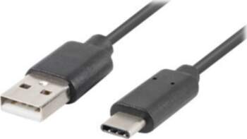Lanberg Langberg 1m Black USB Type-C