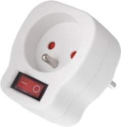 Maclean MCE13 1-Pin Surge Protector White