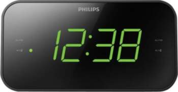 Philips TAR3306 Clock Radio Black