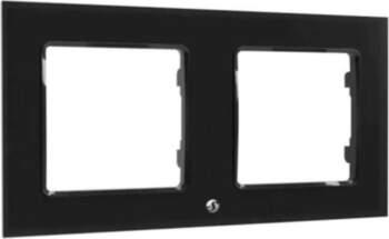 Shelly Switch Frame Double (Black)