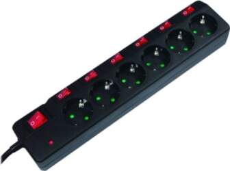 2direct LogiLink 6-Pin Socket Box, 16A