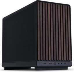 Case LIAN LI micro ATX/Micro-ITX Black/Wood