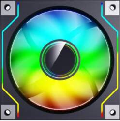 Darkflash DM20 computer fan (black)
