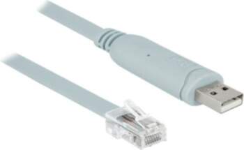 DeLOCK 5m Serial Cable Grey