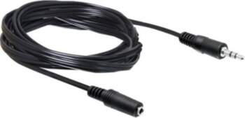 Delock Audio Extension Cable Black