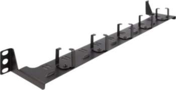 DeLOCK Cable Management Panel Black