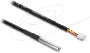 Delock Temperature Sensor 1-Pack, Black