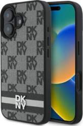 DKNY Checkered Pattern & Printed Stripes