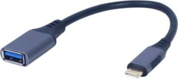 GEMBIRD Cablexpert 15cm USB-C Adapter Gray