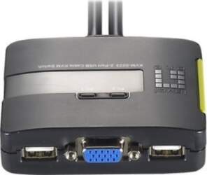 LevelOne KVM-0223 KVM/Audio-Switch Desktop