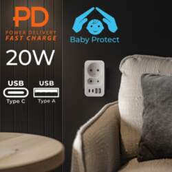 MCN Current socket x2 + 4xUSB