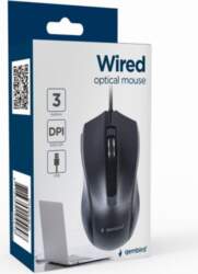 MOUSE USB OPTICAL/BLACK MUS-3B-01 GEMBIRD
