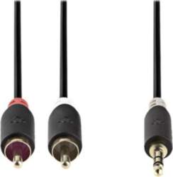 Nedis 2m Audio Cable - Black