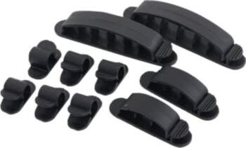 2direct LogiLink Black Cable Fastener Set