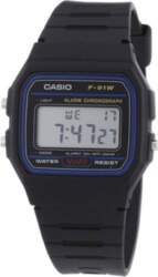 Casio F-91W-1Yer Digital Ur