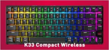 CHERRY XTRFY K33 Compact Wireless Keyboard