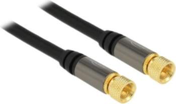 DeLOCK 5m RF cable, black