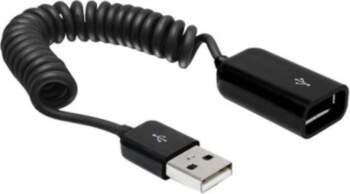 Delock 60cm USB Extension Cable Black