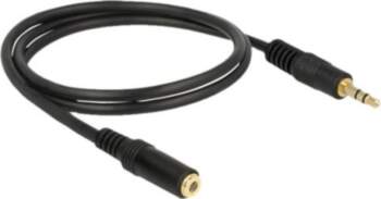 Delock Audio Extension Cable, Black