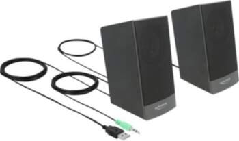 Delock Black Speakers