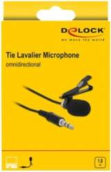 DeLOCK Tie Lavalier Microphone Omnidirectional Cable