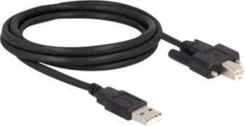 Delock USB Cable 2m Black