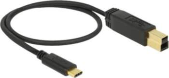 Delock USB Type-C Cable 50cm Black