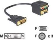 Delock VGA adapter 20cm