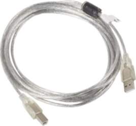 Lanberg Langberg 3m Transparent USB Cable