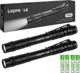 LEPRO 120023-2 Flashlight, 2-pack