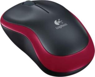 Logitech M185 Optical Wireless Mouse Red