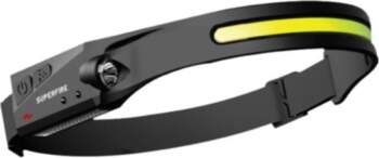 Superfire HL65 headlamp flashlight, 430LM, USB-C