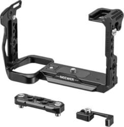 Camera cage with HDMI cable clamp