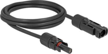 Delock 2m Solar Cable Black