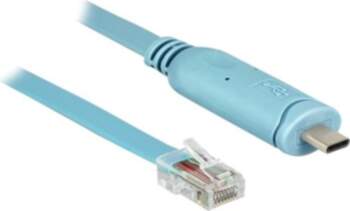 DeLOCK 3m Serial Cable Blue