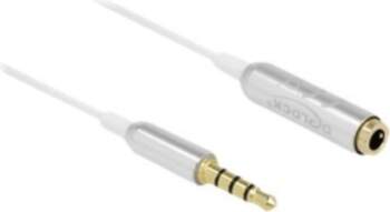 Delock Audio Extension Cable Silver White