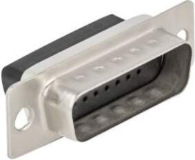 Delock Data Connector Black Silver