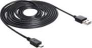 Delock EASY-USB USB Cable 3m Black