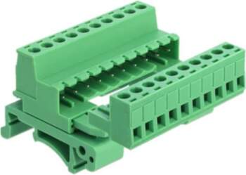 Delock Power Socket Adapter Set Green