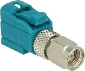 DeLOCK Shielded Antenna Adapter Blue