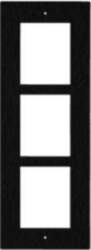 ENTRY PANEL 3MOD. FLUSH FRAME/BLACK/ IP