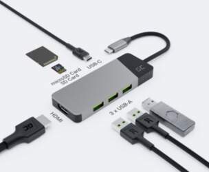 GCE GREEN CELL HUB USB-C ADAPTER
