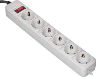 Gembird 6 Schuko sockets surge protector