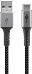 Goobay USB-C to USB-A Textile Cable